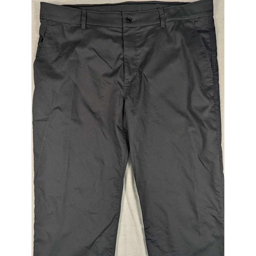 Nike Dri-FIT Mens Golf Pants 40 Dark Gray Charcoal Chino Trousers Stretch